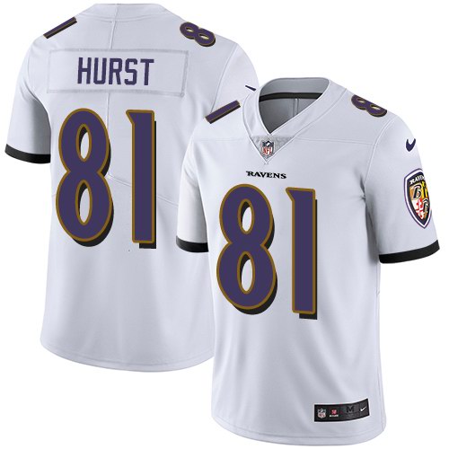 Nike Men & Women & Youth Ravens 81 Hayden Hurst White NFL Vapor Untouchable Limited Jersey,We sell and wholesale Nike Men & Women & Youth Ravens 81 Hayden Hurst White NFL Vapor Untouchable Limited Jersey on line form chian!